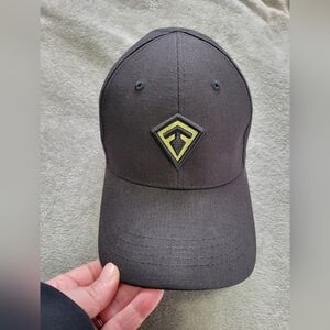 F1rst Tactical Black Cap with Yellow Logo